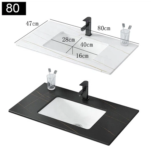 Single Sink Sintered Stone Bathroom Countertop(001) Single Sink Sintered Stone Bathroom Countertop(001)