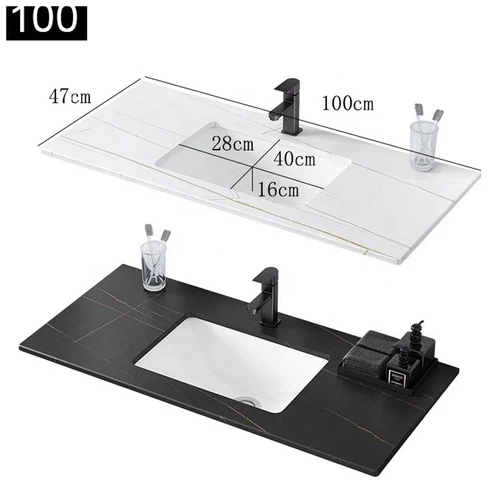 Single Sink Sintered Stone Vanity Tops Single Sink Sintered Stone Vanity Tops