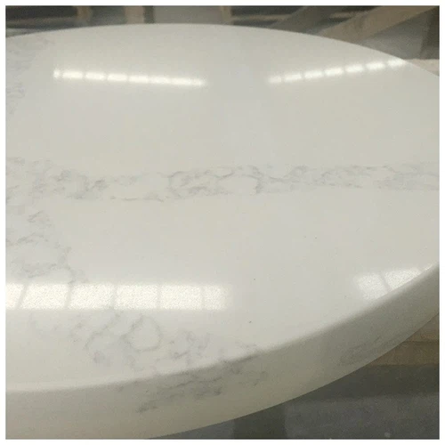 Calacatta White Round Quartz Tables Calacatta White Round Quartz Tables