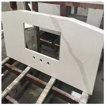 Calacatta Quartz kupaonski umivaonik