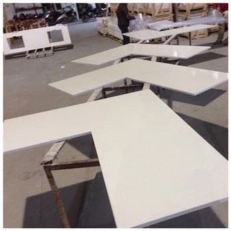 Čisto bijele kvarcne kuhinjske ploče