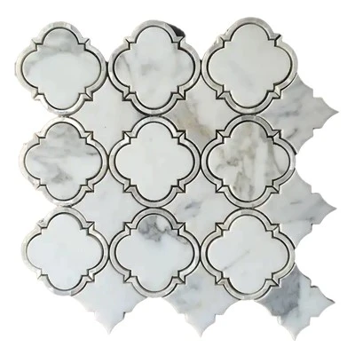 Alice Pearl Calacatta Marble Mosaic Tile Alice Pearl Calacatta Marble Mosaic Tile