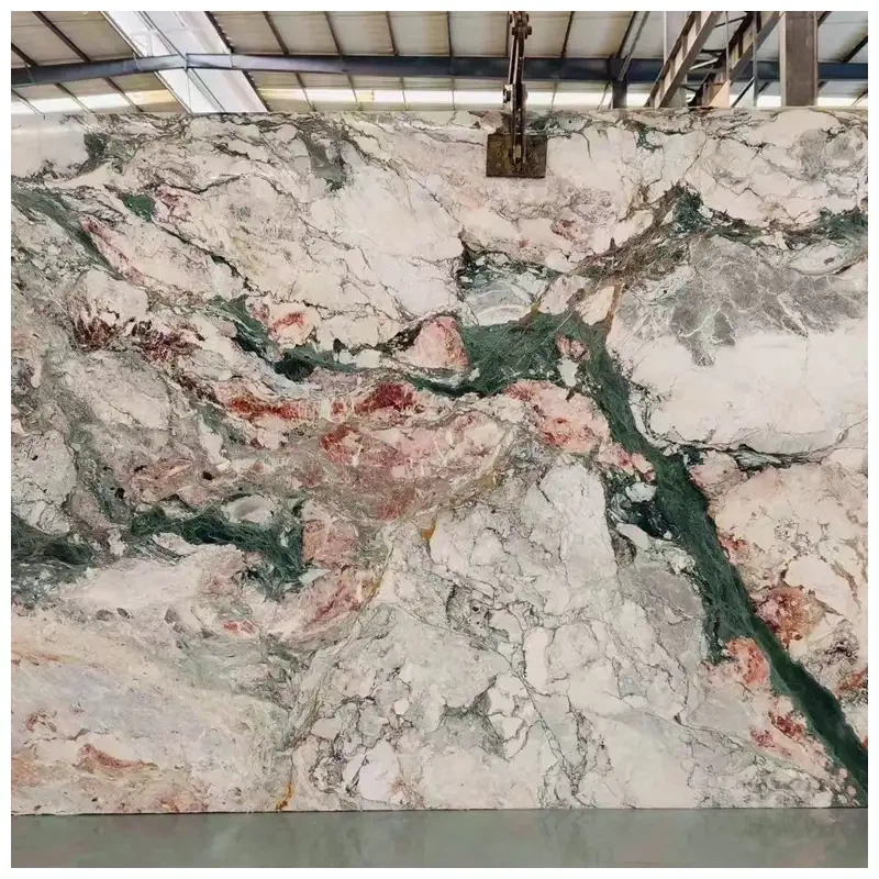 New Four Season Pink Marble Slabs