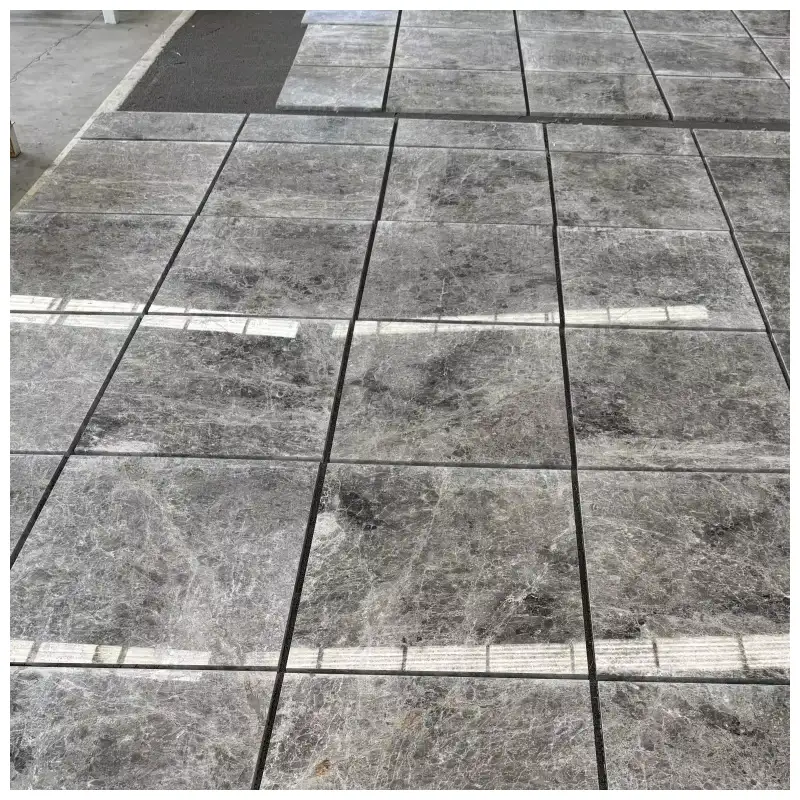 Gray Emperador Marble Cut-to-Size Tiles