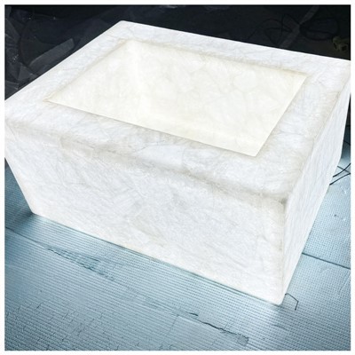 Poludragi umivaonici od bijelog kvarca